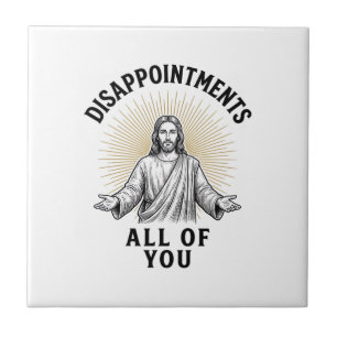 Tegenvallingen Allemaal Vintage Religieus T-shirt Tegeltje