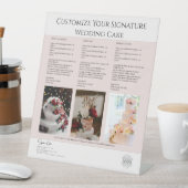 tegenvoetteken reclamebord met voetstuk (Insitu)