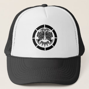 Tegenwoordig zee breams in bamboecirkel trucker pet