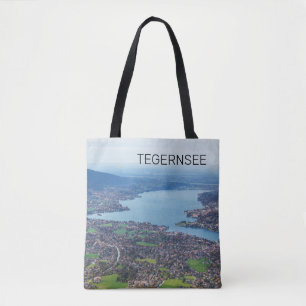 Tegernsee Bavaria Lake Germany Panorama Souvenir Draagtas