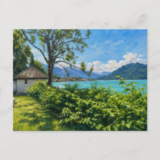 Tegernsee bij de Alpen Briefkaart