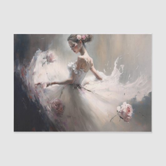 Tegoeden bij de rozen tissuepapier (Voorkant)