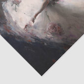 Tegoeden bij de rozen tissuepapier (Detail)