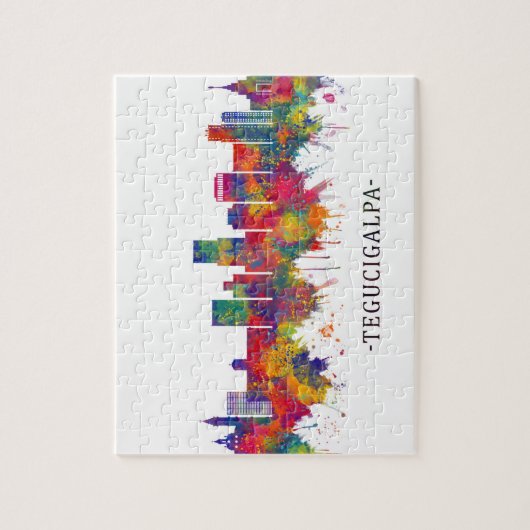 Tegucigalpa Honduras Skyline Legpuzzel (Verticaal)