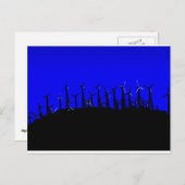 Tehachapi Wind Boerderij Silhouette Briefkaart (Voorkant / Achterkant)
