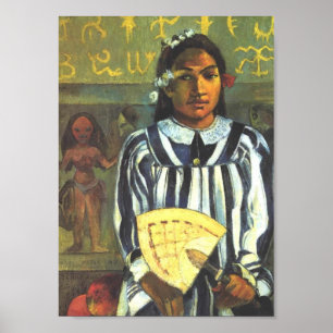 'Tehamana heeft veel ankers' - Paul Gauguin print