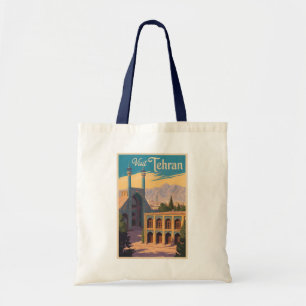 Teheran Iran Golestan Paleis Illustratie Reizen Tote Bag