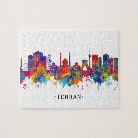 Tehran Iran Skyline Legpuzzel (Horizontaal)