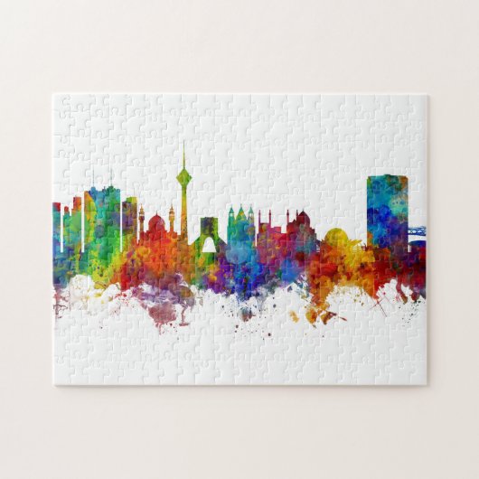 Tehran Iran Skyline Legpuzzel (Horizontaal)