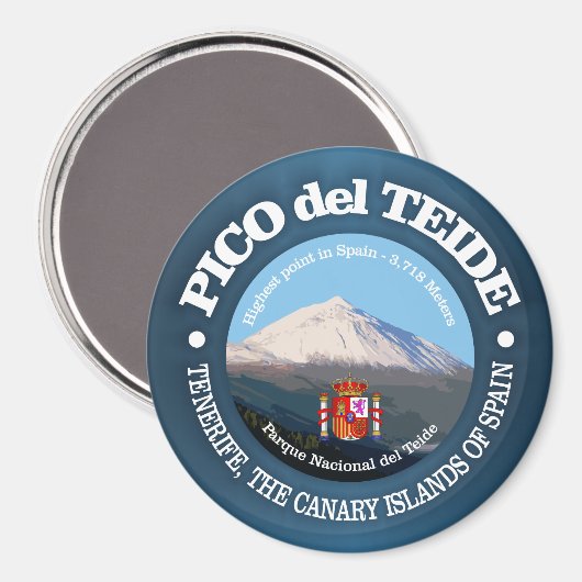 Teide Magneet (Voorkant / Achterkant)