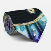 Teignez en nouant la cravate de musique de guitare (Roulé)