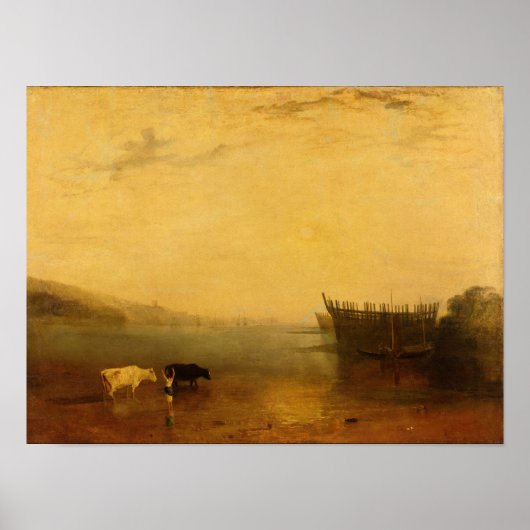 Teignmouth Harbour, c.1812 Poster (Voorkant)