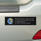 Teilhard de Chardin Bumpersticker (Op auto)
