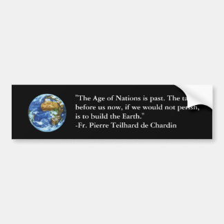 Teilhard de Chardin Bumpersticker