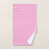teint en cravate rose et blanc (Serviette à main)