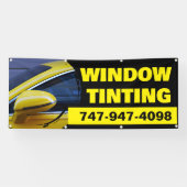 Teinte de vitre personnalisée Bannière (Horizontal)