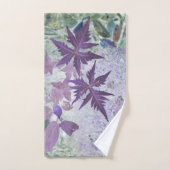 Teinte pastel violet et bruyère (Serviette à main)