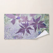 Teinte pastel violet et bruyère (Serviette à main)