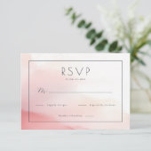 Teinte rosée aquarelle RSVP (Debout devant)