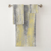 teintes douces Abstraites gris jaune (En situation)