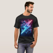 Teintes électriques : T-shirt Lightning (Devant entier)