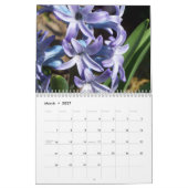 teintes florales de fleurs violettes calendrier 20 (Mar 2027)