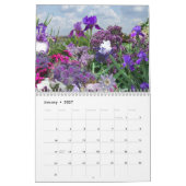 teintes florales de fleurs violettes calendrier 20 (Jan 2027)