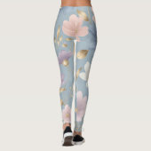 Teintes pastel douces leggings (Dos)