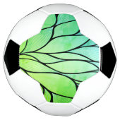 Teintes vertes vives motif créatif de feuilles  (Tourné)