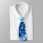 teinture à cravate bleu motif (Attaché)