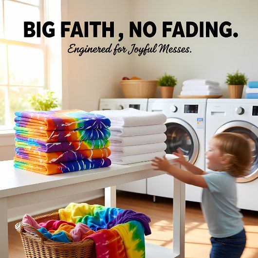 Teinture à cravate orange vert et jaune