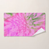 teinture à cravate rose et verte (Serviette à main)