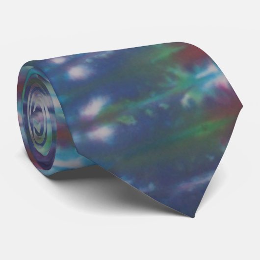 Teinture bleu vert pourpre teinture cravate (Roulé)