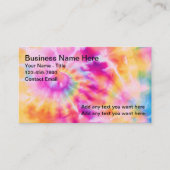 Teinture colorée Teinture Artsy Carte de visite (Devant)