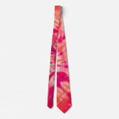 Teinture en Orange Chaud et Cravate Magenta Swirl  (Dos)