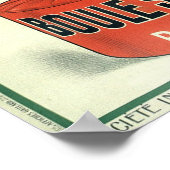 Teinture Rouge  Frans Adverteren Poster (Hoek)