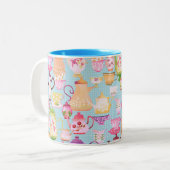 Teintures et tasses bleu (Devant gauche)