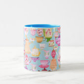 Teintures et tasses bleu (Centre)