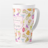 Teintures et tasses Jardin rose (Angle droit)