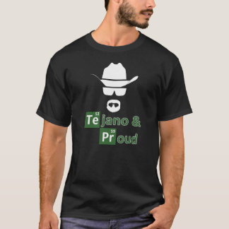 Tejano et T-shirt foncé des hommes fiers