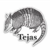 Tejas Armadillo Sticker (Voorkant)