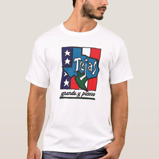 "Tejas" Grafisch T-shirt (Voorkant)