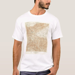 Tejon quadrangle toont San Andreas Rift T-shirt