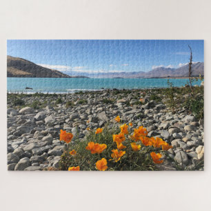 tekapo-bloemen meer legpuzzel