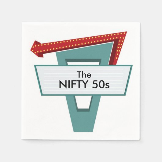 Teken 1 van 50 jaar servetten (Voorkant)