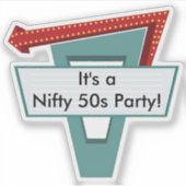 Teken 1 van 50 jaar sticker (Voorkant)