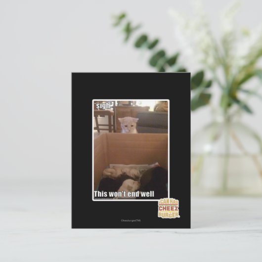 teken briefkaart (Staand voorkant)