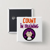 Teken in trainingshirts en cadeaus vierkante button 5,1 cm (Voorkant /achterkant)