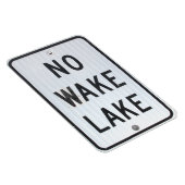 Teken "No Wake Lake" Magneet (Rechterzijde)