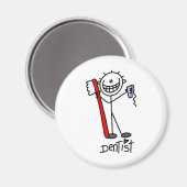 Teken op figuur Dentist Magneet (Voorkant / Achterkant)